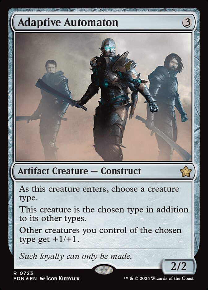 Adaptive Automaton, Foundations Card Art
