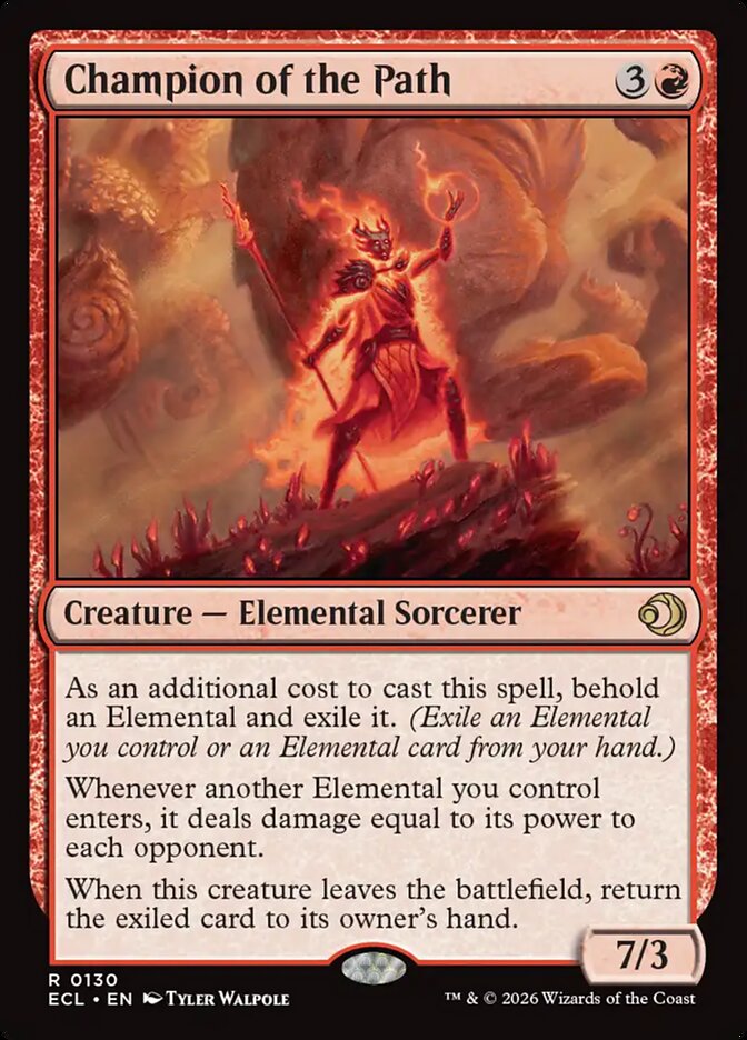 Champion of the Path, Lorwyn Eclipsed Card Art