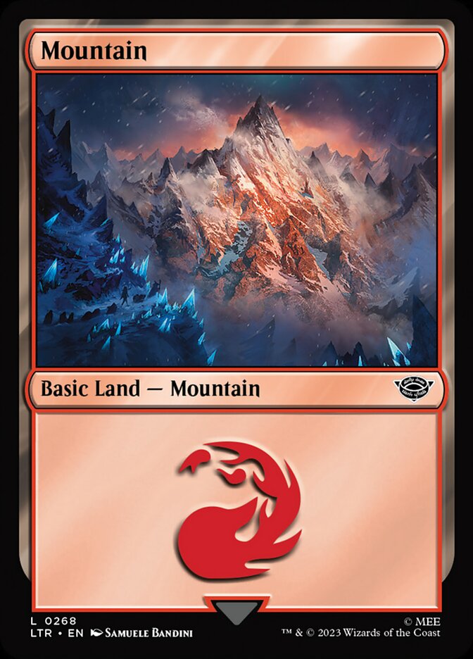 Mountain, The Lord Of The Rings: Tales Of Middle-Earth Card Art