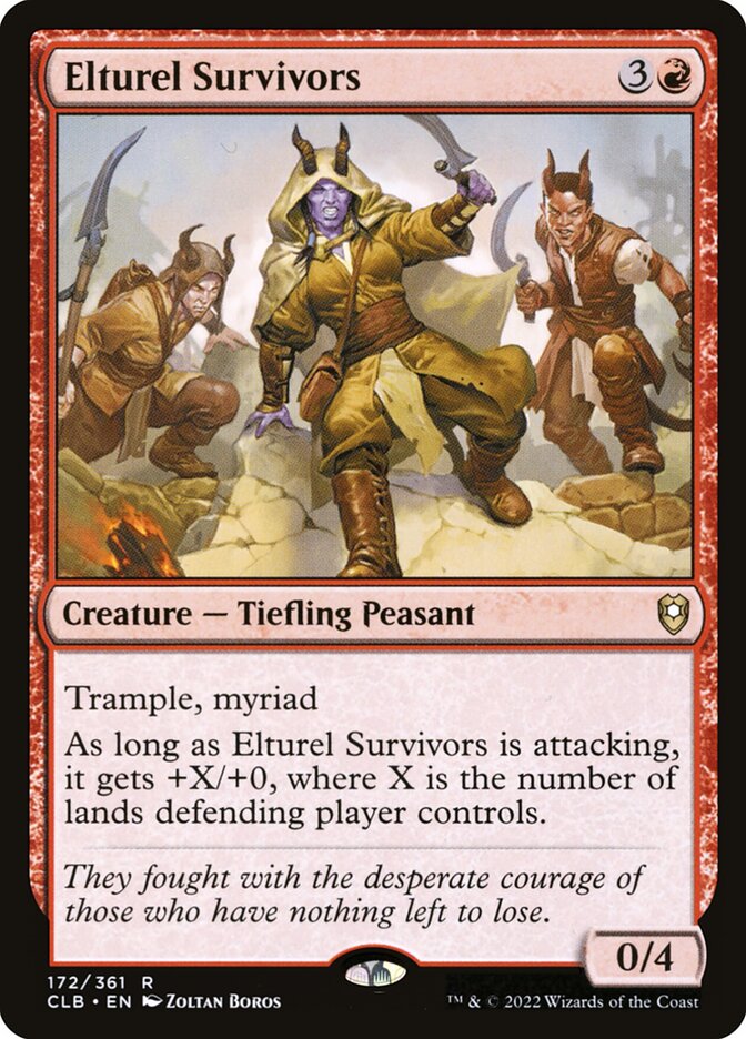 Elturel Survivors, Commander Legends: Battle For Baldur'S Gate Card Art