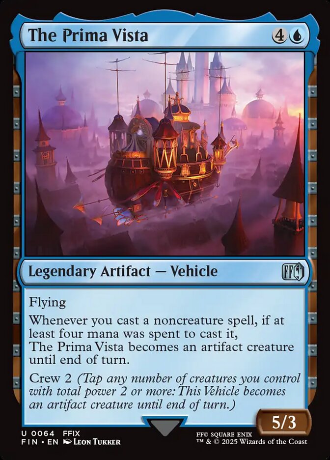 The Prima Vista, Final fantasy Card Art