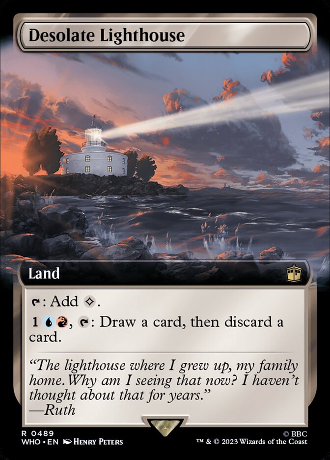 Desolate Lighthouse, Doctor Who Card Art