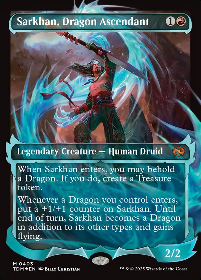 Sarkhan, Dragon Ascendant, Tarkir: dragonstorm Card Art
