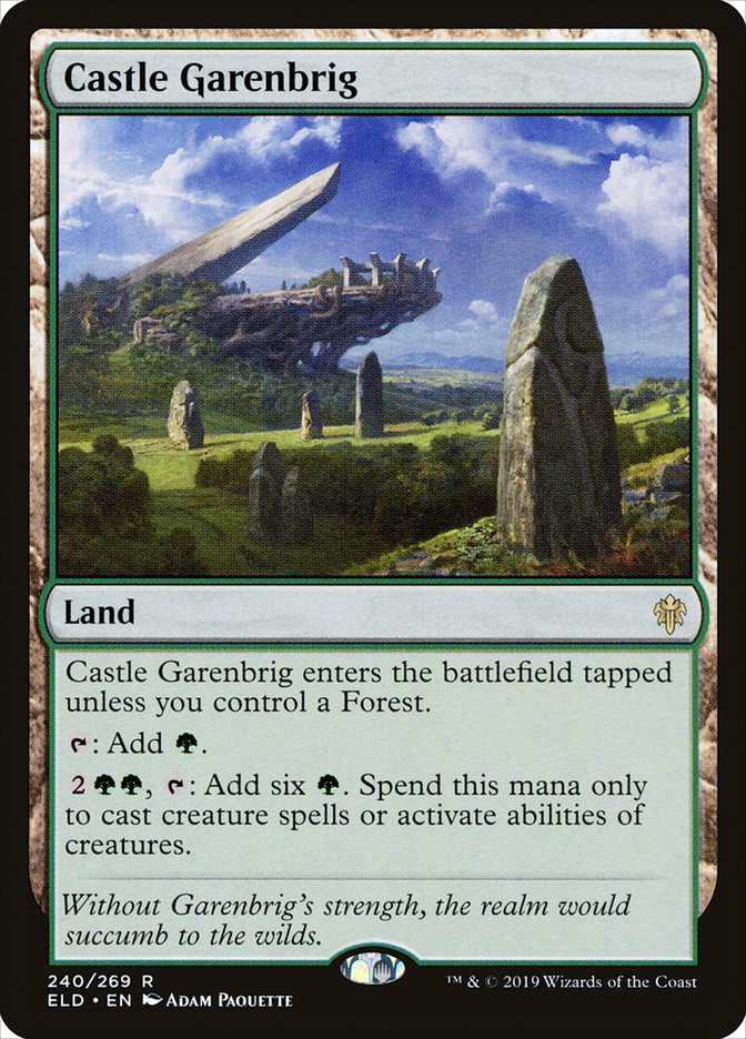 Castle Garenbrig, Throne of eldraine Card Art