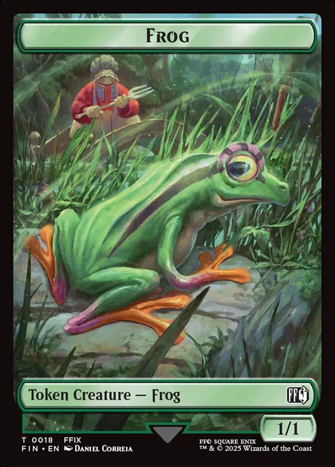 Frog, Final fantasy tokens Card Art