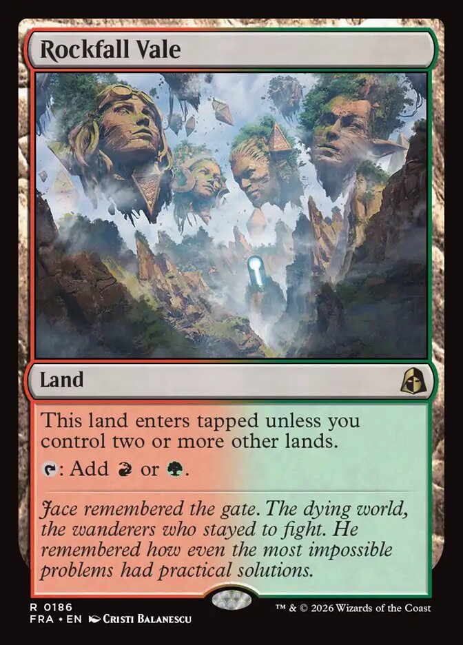 Rockfall Vale, Reality Fracture Card Art