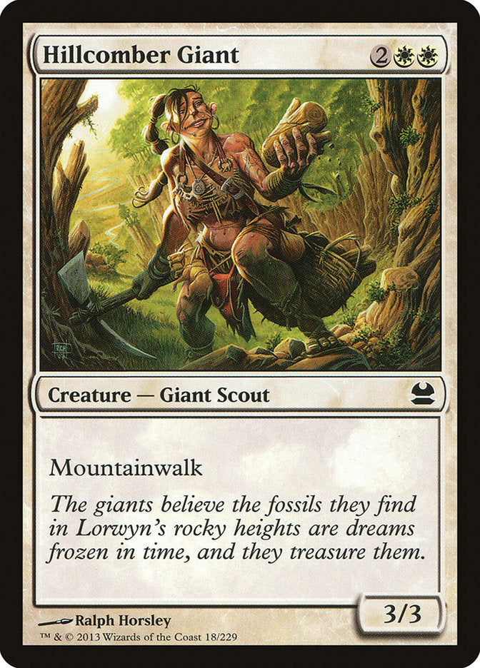 Hillcomber Giant, Modern masters Card Art