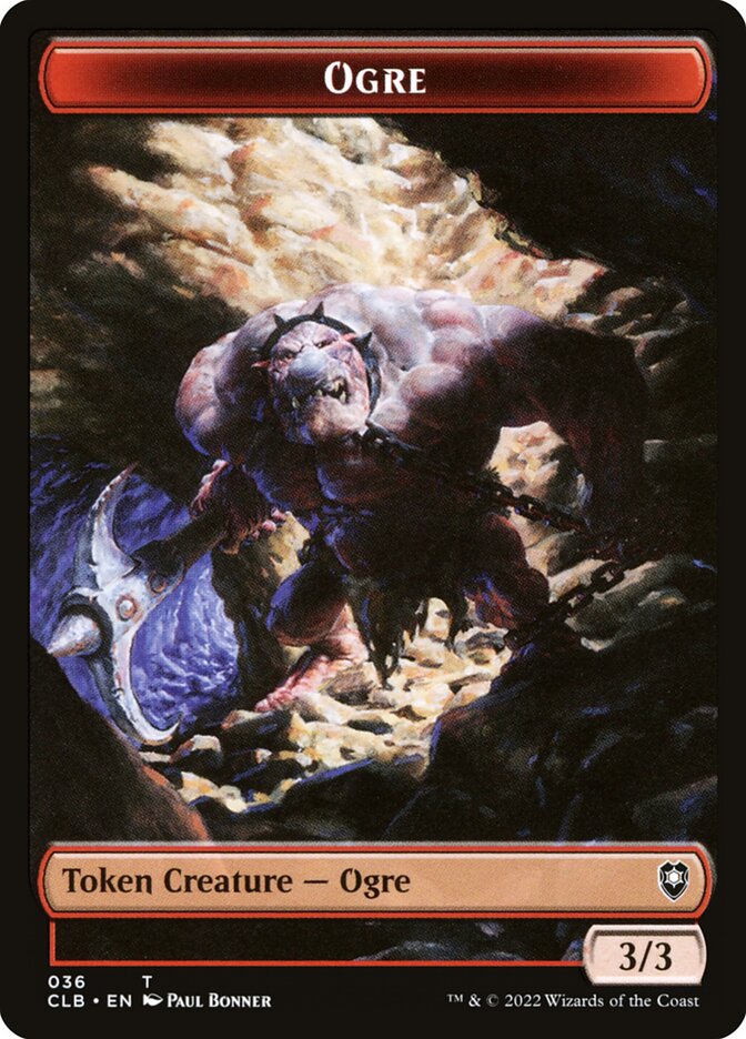 Ogre, Battle For Baldur'S Gate Tokens Card Art