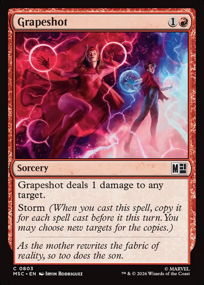Grapeshot, Marvel Super Heroes Commander Card Art