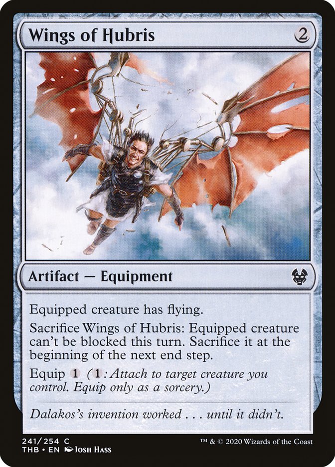 Wings of Hubris, Theros beyond death Card Art