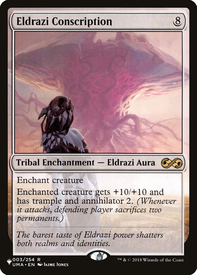 Eldrazi Conscription, The List Card Art