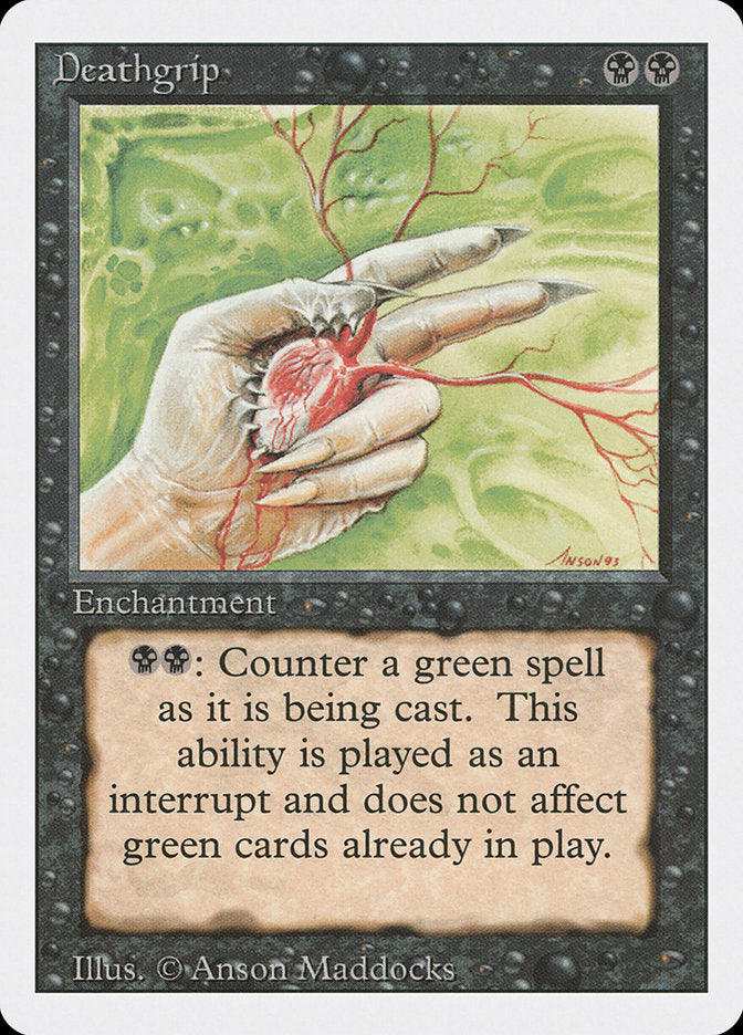 Deathgrip, Revised edition Card Art