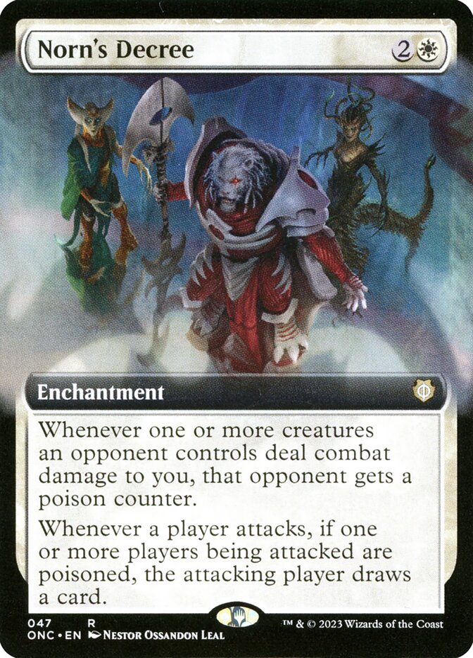Norn's Decree, Phyrexia: All Will Be One Commander Card Art