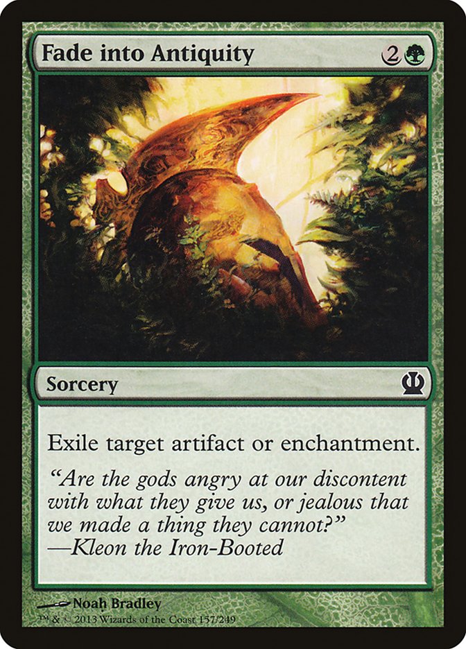 Fade into Antiquity, Theros Card Art