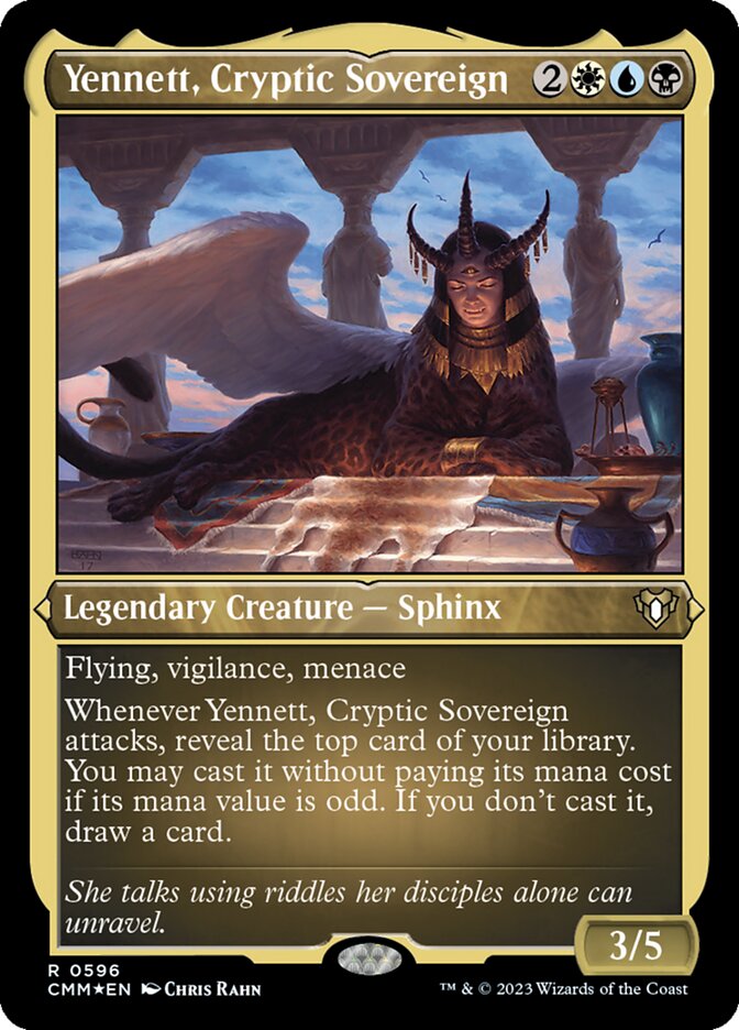 Yennett, Cryptic Sovereign, Commander Masters Card Art