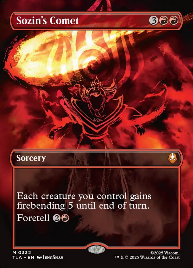 Sozin's Comet, Avatar: The Last Airbender Card Art