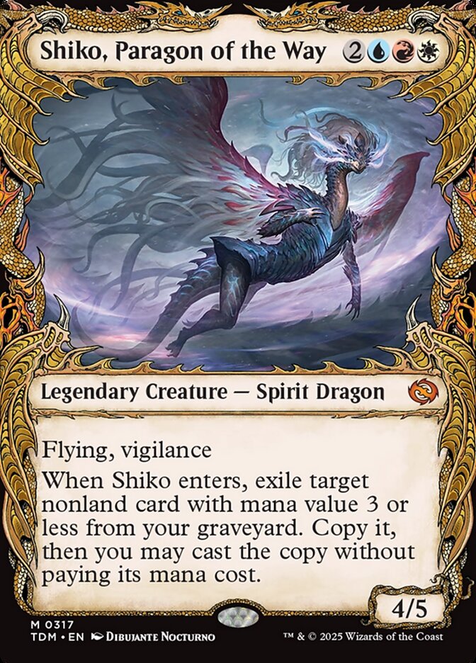 Shiko, Paragon of the Way, Tarkir: dragonstorm Card Art
