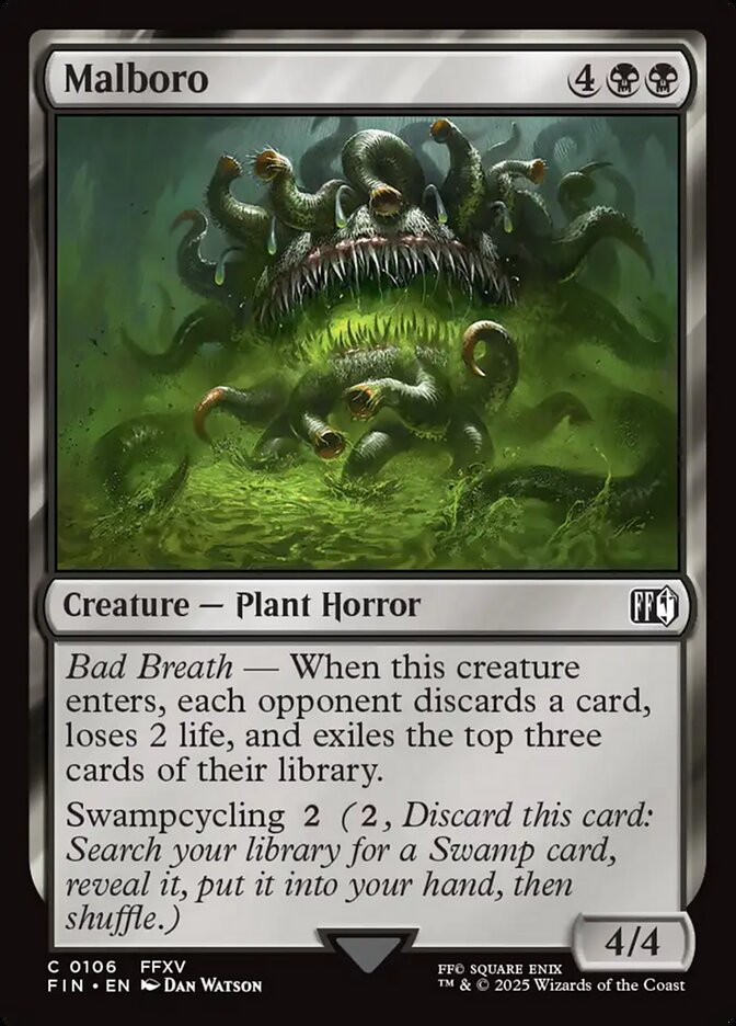 Malboro, Final fantasy Card Art