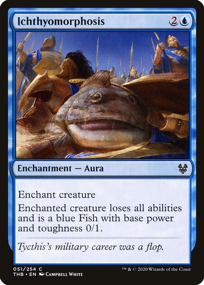 Ichthyomorphosis, Theros beyond death Card Art