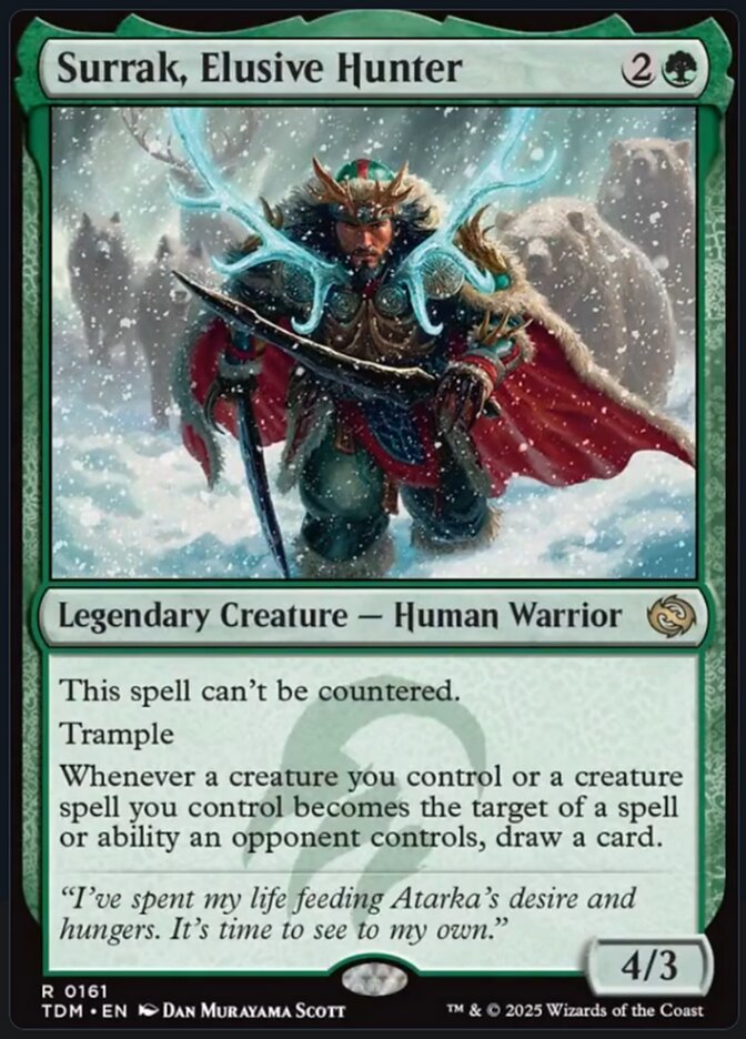 Surrak, Elusive Hunter, Tarkir: dragonstorm Card Art