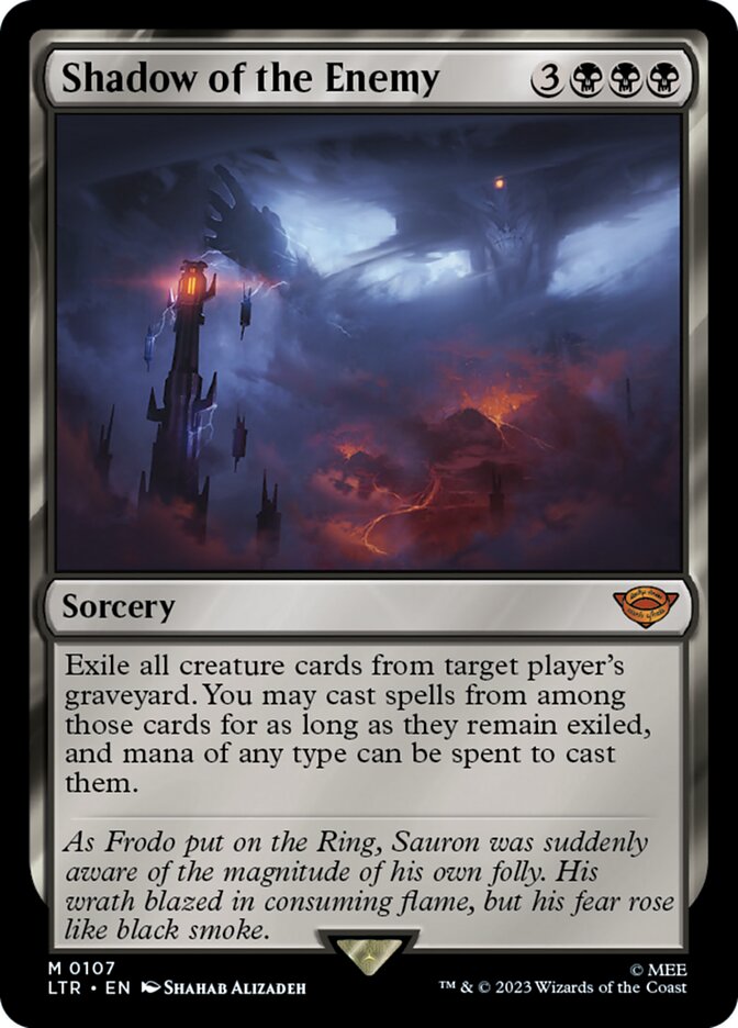 Shadow of the Enemy, The lord of the rings: tales of middle-earth Card Art