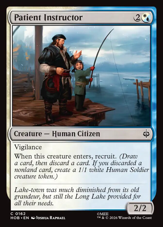 Patient Instructor, The Hobbit Card Art