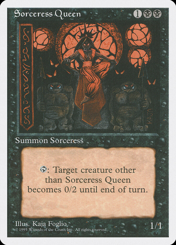 Sorceress Queen, Fourth Edition Card Art
