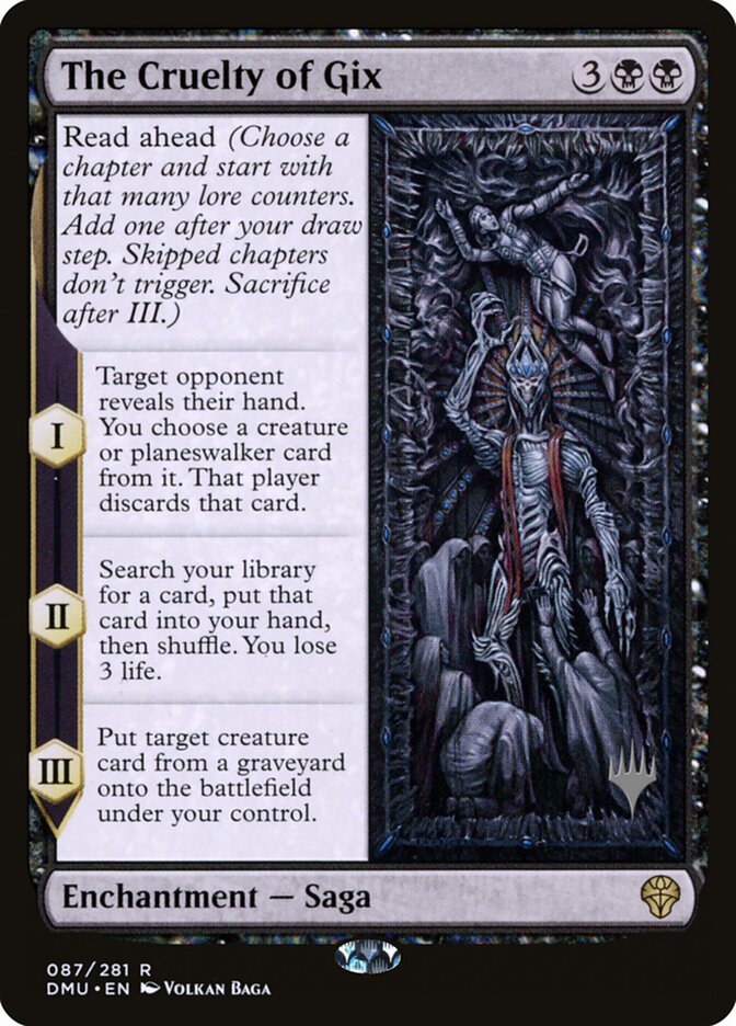 The Cruelty of Gix, Dominaria United Promos Card Art