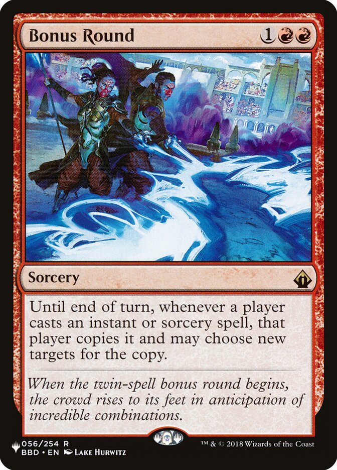 Bonus Round, The List Card Art