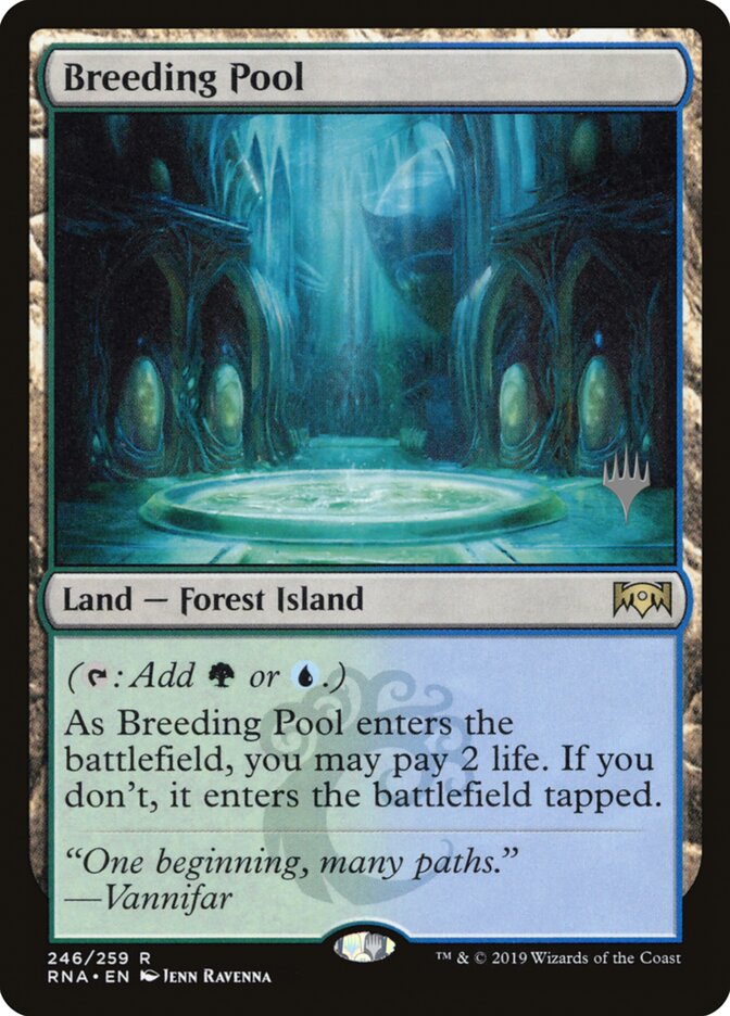 Breeding Pool, Ravnica Allegiance Promos Card Art