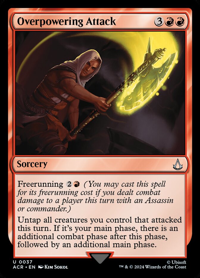 Overpowering Attack, Assassin'S Creed Card Art