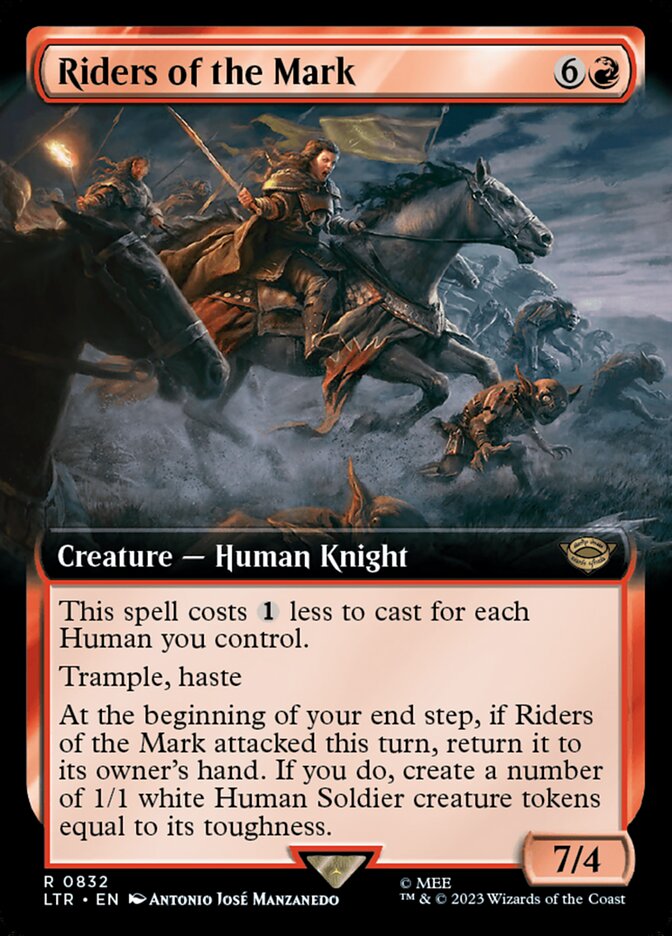 Riders of the Mark, The Lord Of The Rings: Tales Of Middle-Earth Card Art