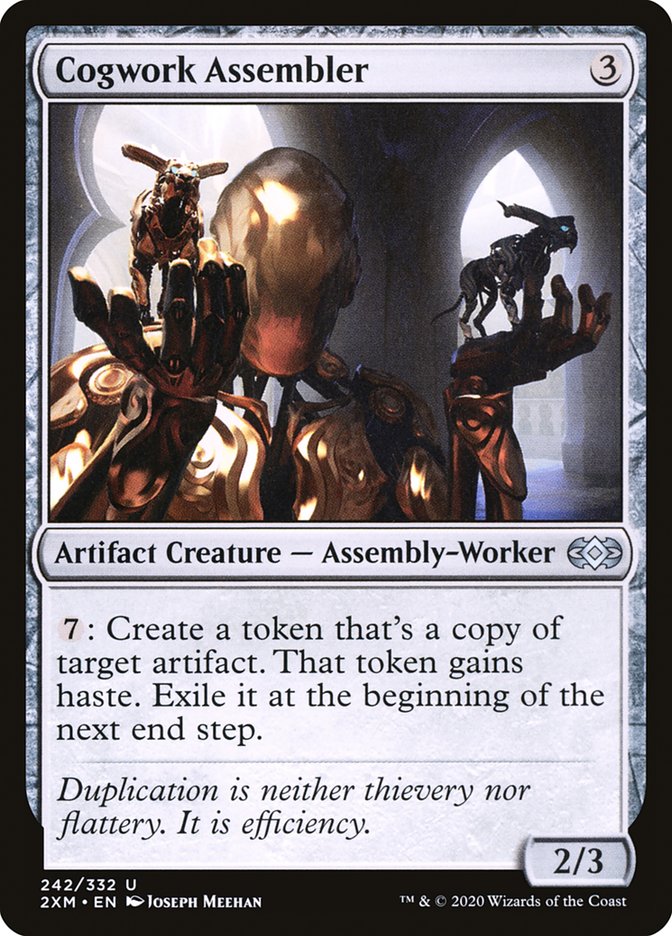 Cogwork Assembler, Double masters Card Art