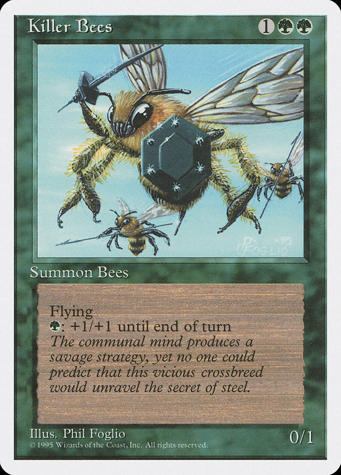 Killer Bees, Fourth Edition Card Art