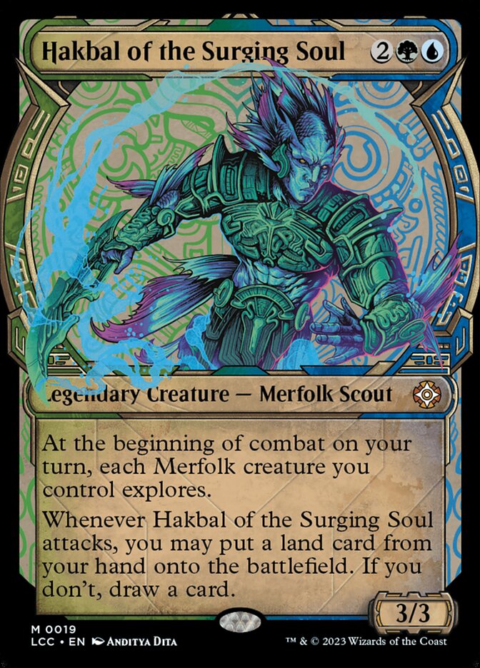 Hakbal of the Surging Soul, The Lost Caverns Of Ixalan Commander Card Art
