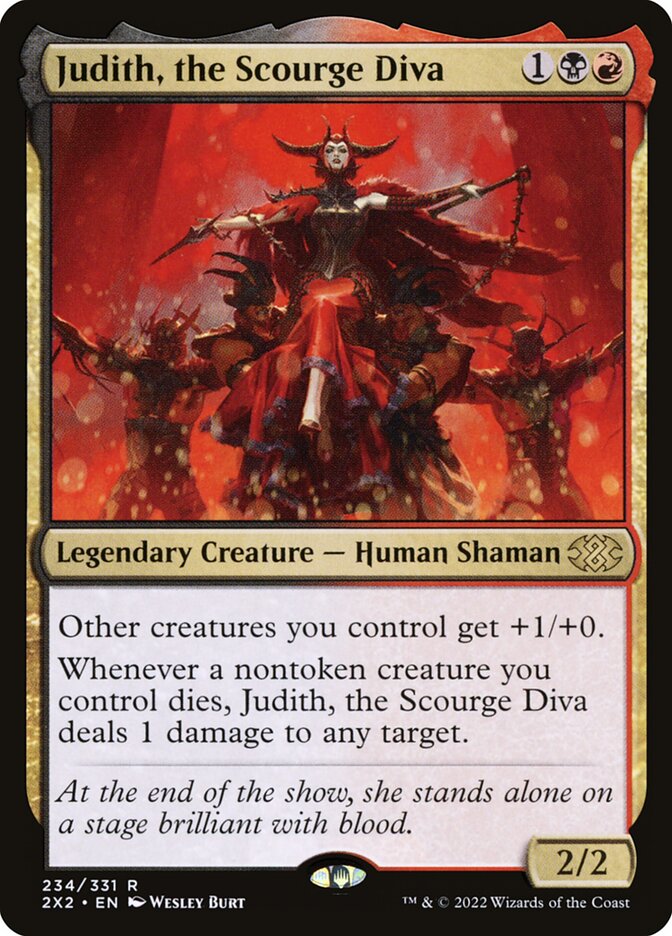 Judith, the Scourge Diva, Double masters 2022 Card Art