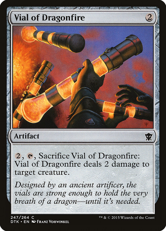 Vial of Dragonfire, Dragons of tarkir Card Art