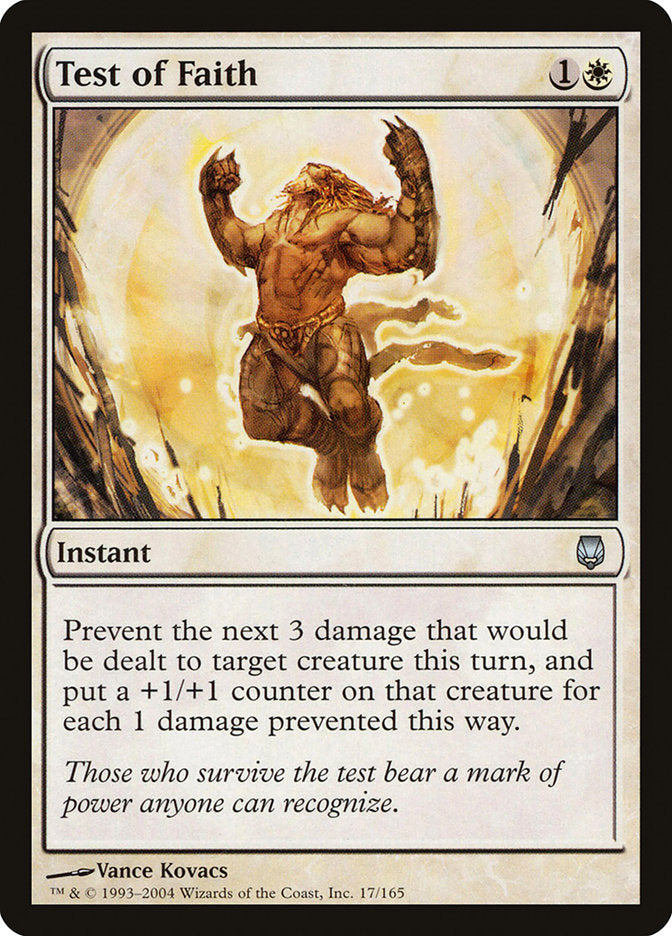 Test of Faith, Darksteel Card Art