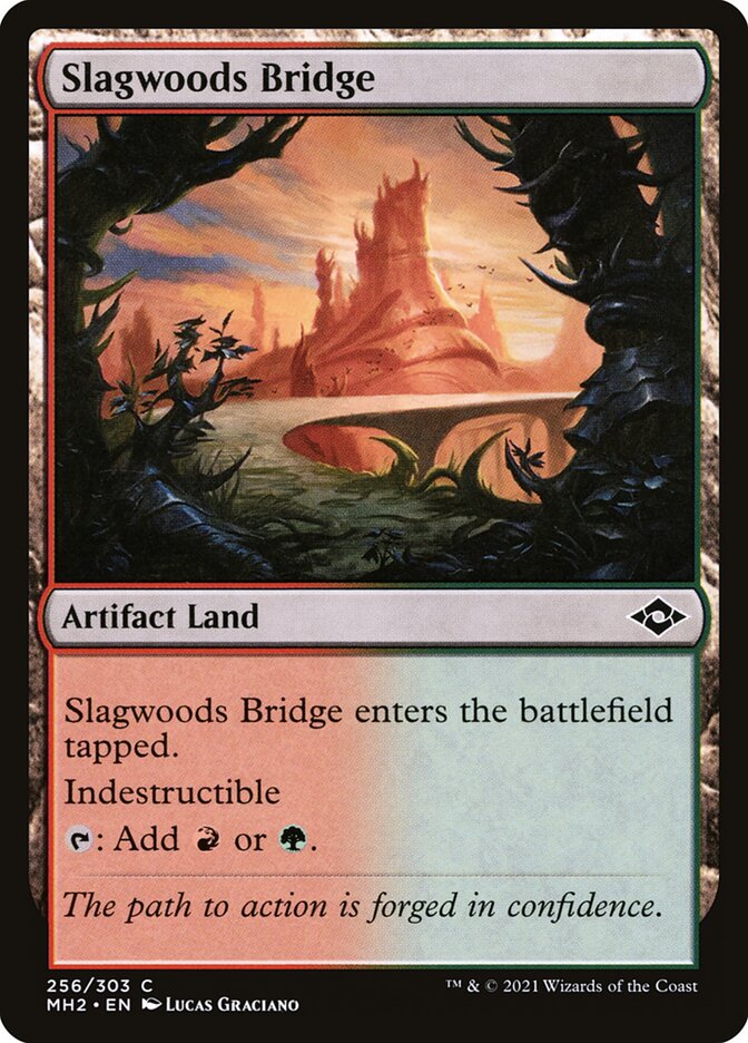 Slagwoods Bridge, Modern horizons 2 Card Art