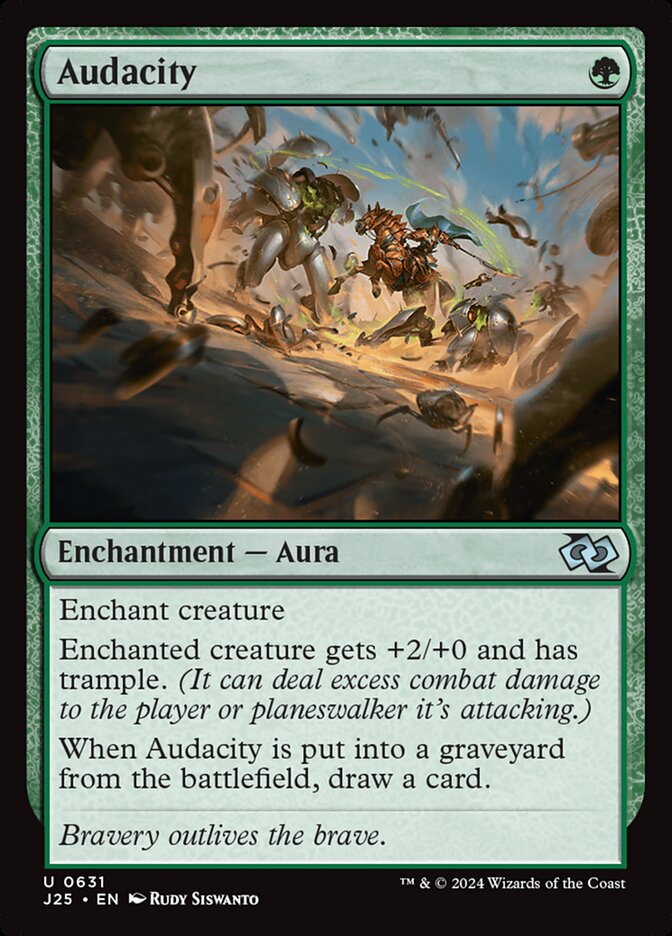 Audacity, Foundations Jumpstart Card Art