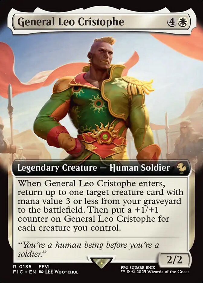 General Leo Cristophe, Final Fantasy Commander Card Art