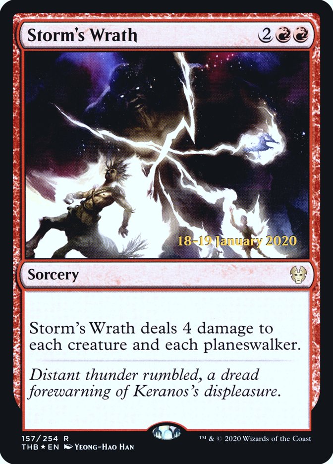 Storm's Wrath, Theros beyond death promos Card Art