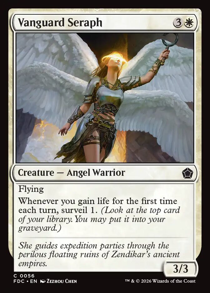 Vanguard Seraph, Foundations Commander Card Art