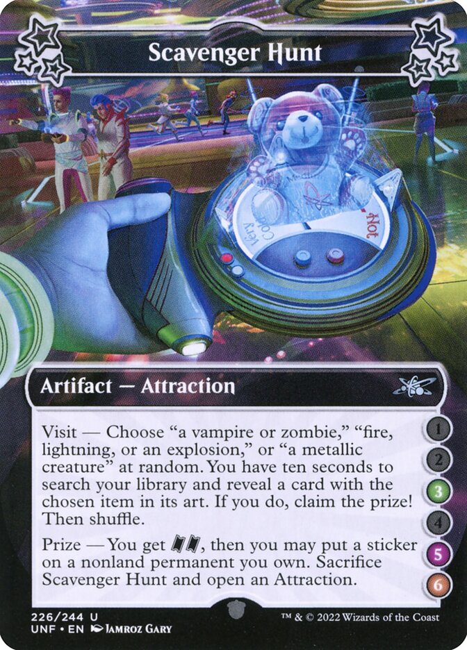 Scavenger Hunt, Unfinity Card Art