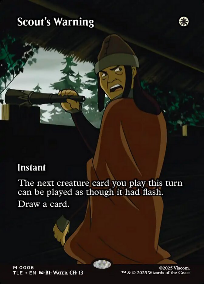 Scout's Warning, Avatar: The Last Airbender Eternal Card Art
