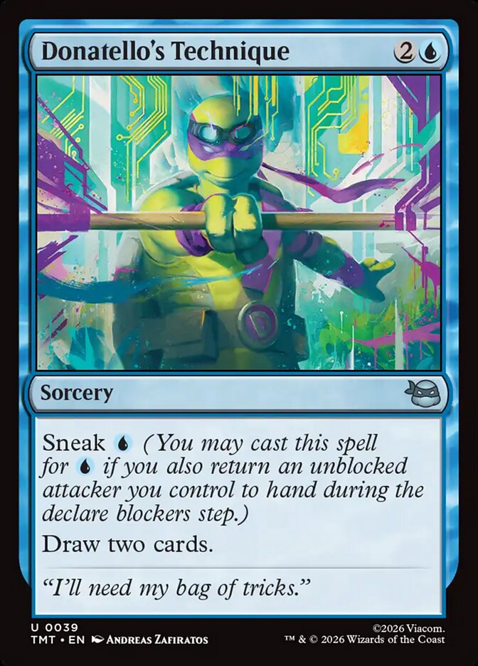 Donatello's Technique, Teenage Mutant Ninja Turtles Card Art