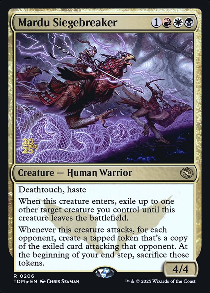Mardu Siegebreaker, Tarkir: dragonstorm promos Card Art