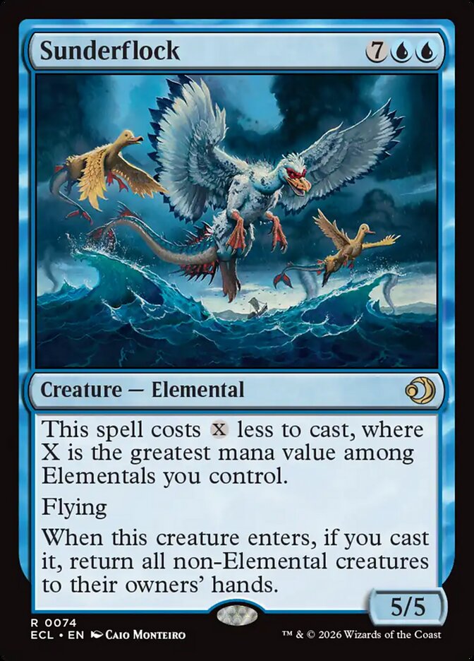 Sunderflock, Lorwyn Eclipsed Card Art