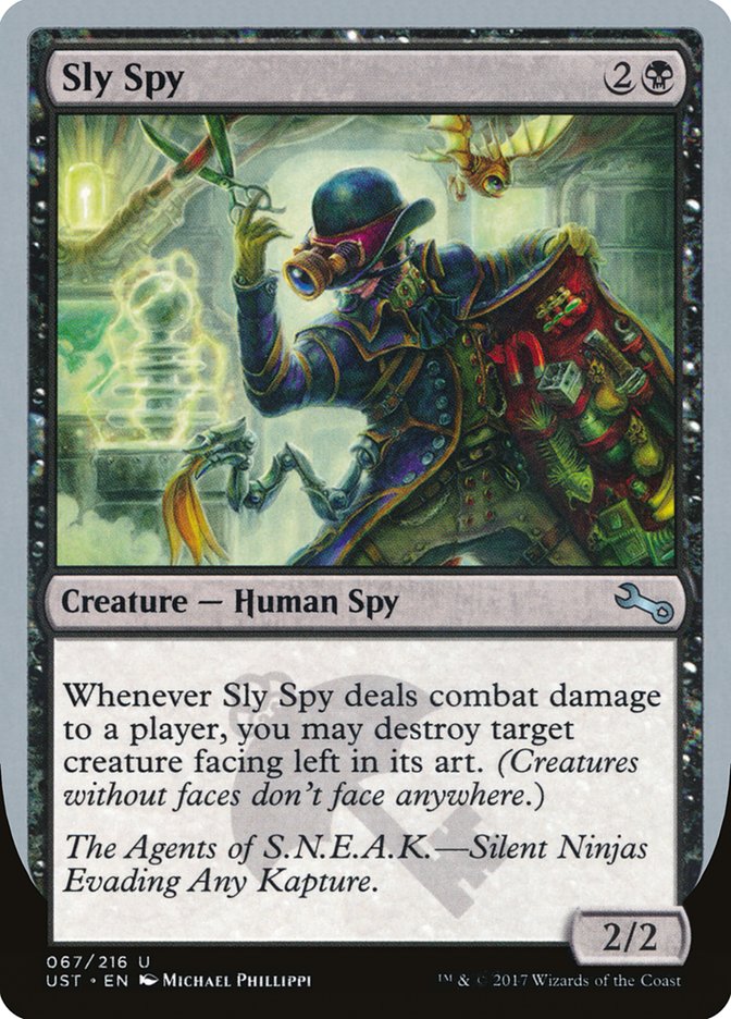 Sly Spy, Unstable Card Art