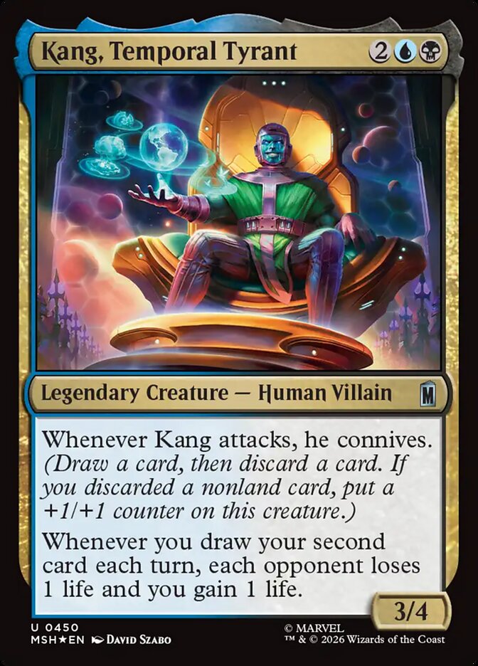 Kang, Temporal Tyrant, Marvel Super Heroes Card Art